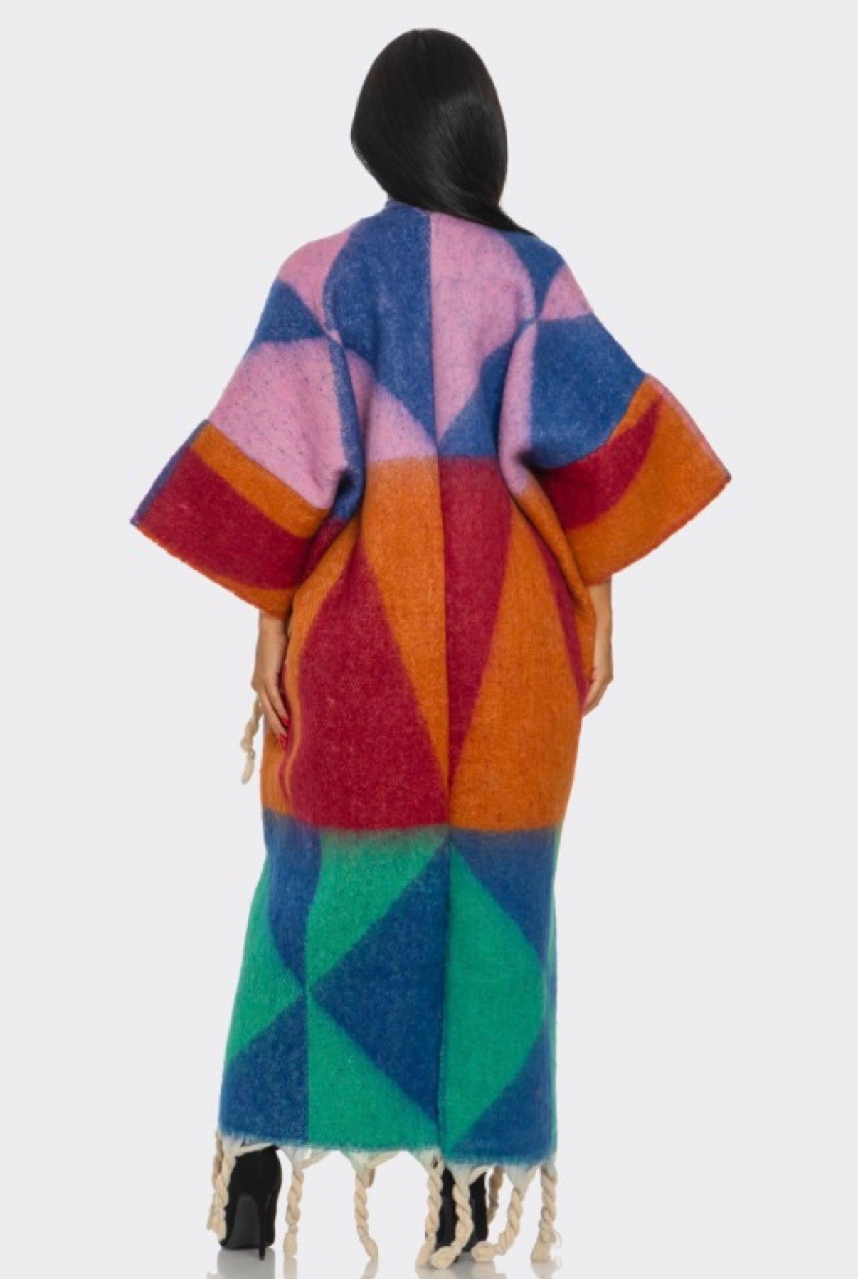 Tasseled Cardigan-Multi Color